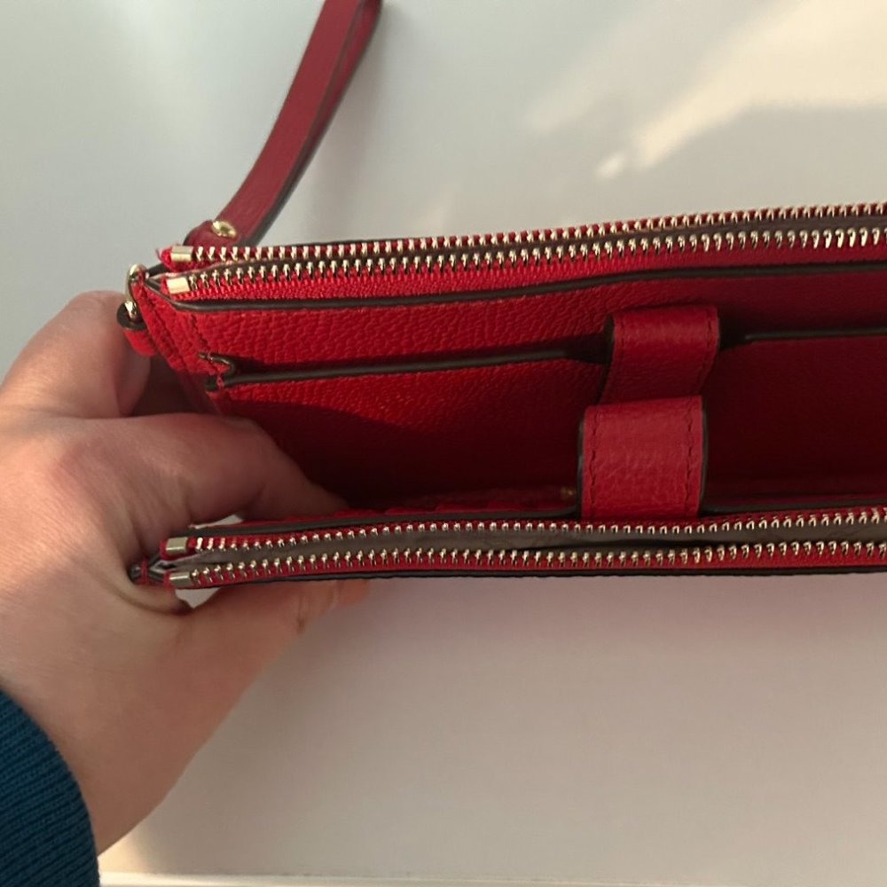 Michael Kors Adele Double-Zip Pebble Leather Phon… - image 4